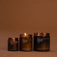 maple chai candle