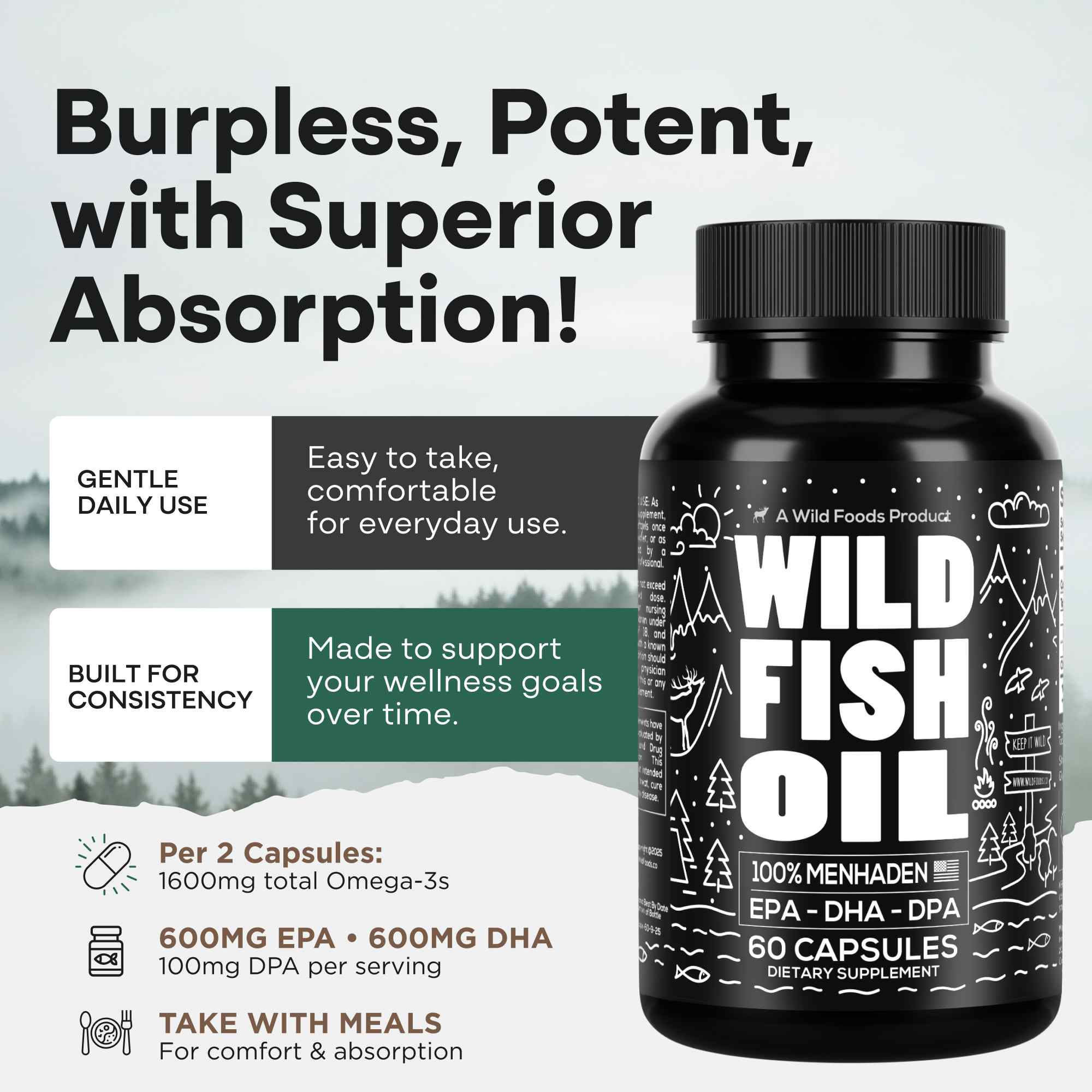 Wild Fish Oil Capsules