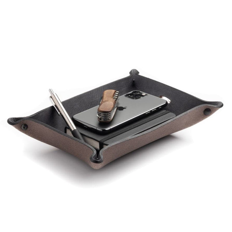 Full Grain Leather Valet Tray / Charging Station