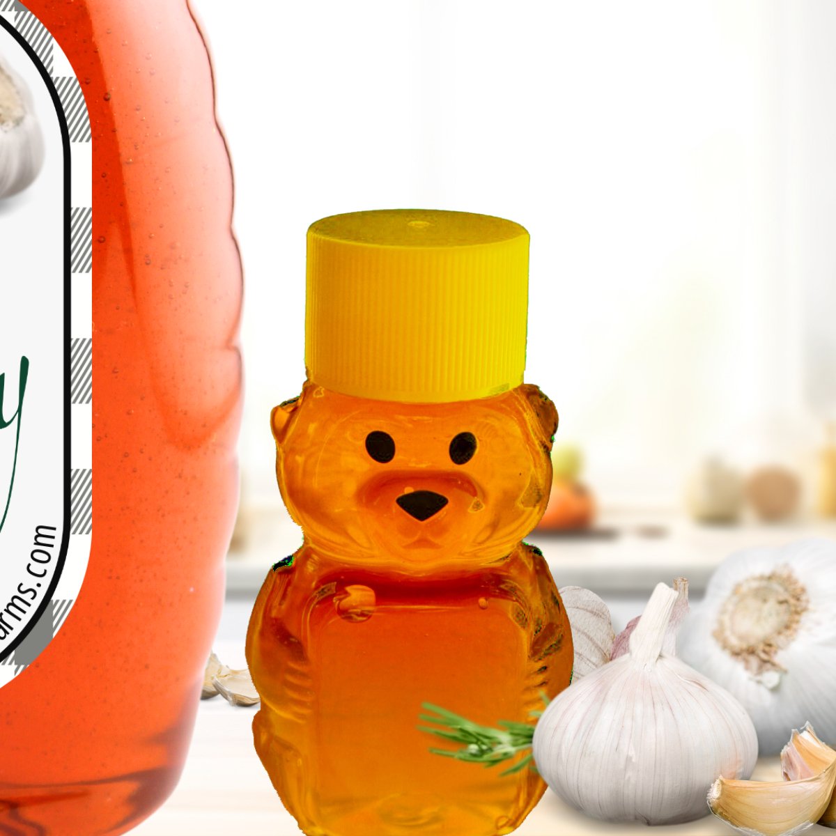 Raw Garlic Infused Honey