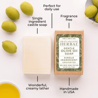 Gentle Olive Oil Soap, Unscented