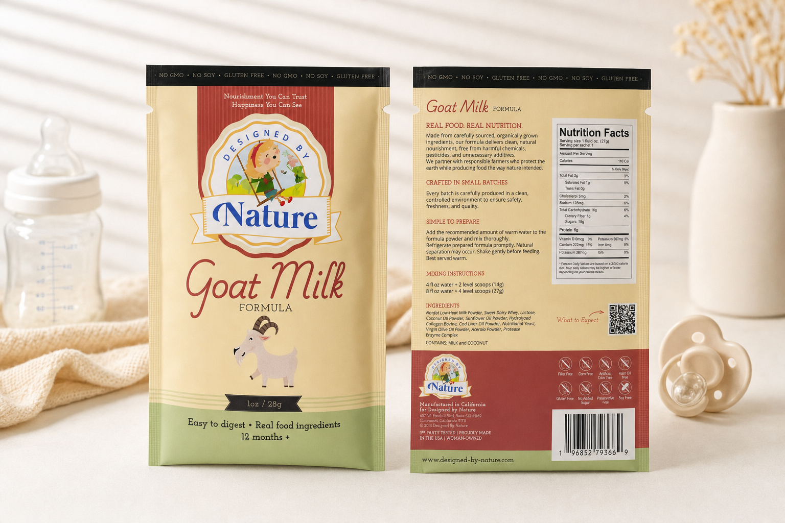 Goat Milk Sample Pouch