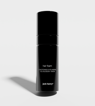 Jack Henry hair foam conditions and volumizes hair with a yuzu blossom and hinoki formula.
