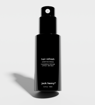 Jack Henry Hair Refresh spray promises thickness and texture with a citrus sea salt scent.
