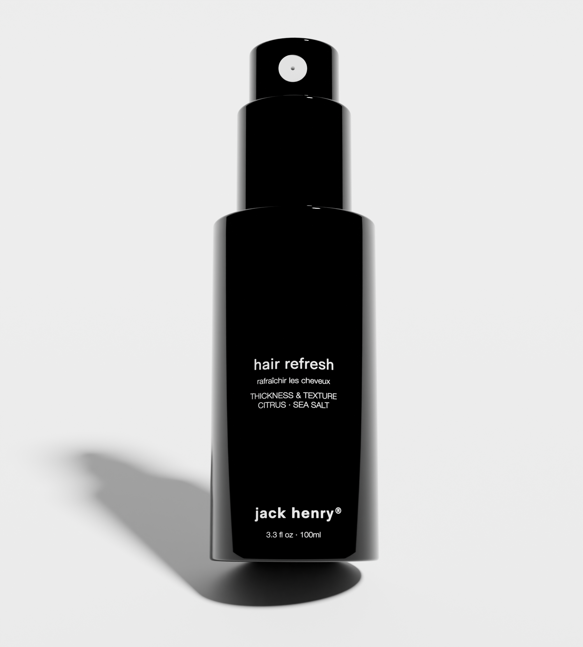 Jack Henry Hair Refresh spray promises thickness and texture with a citrus sea salt scent.
