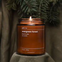 evergreen forest candle