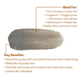Charcoal Burdock Mask