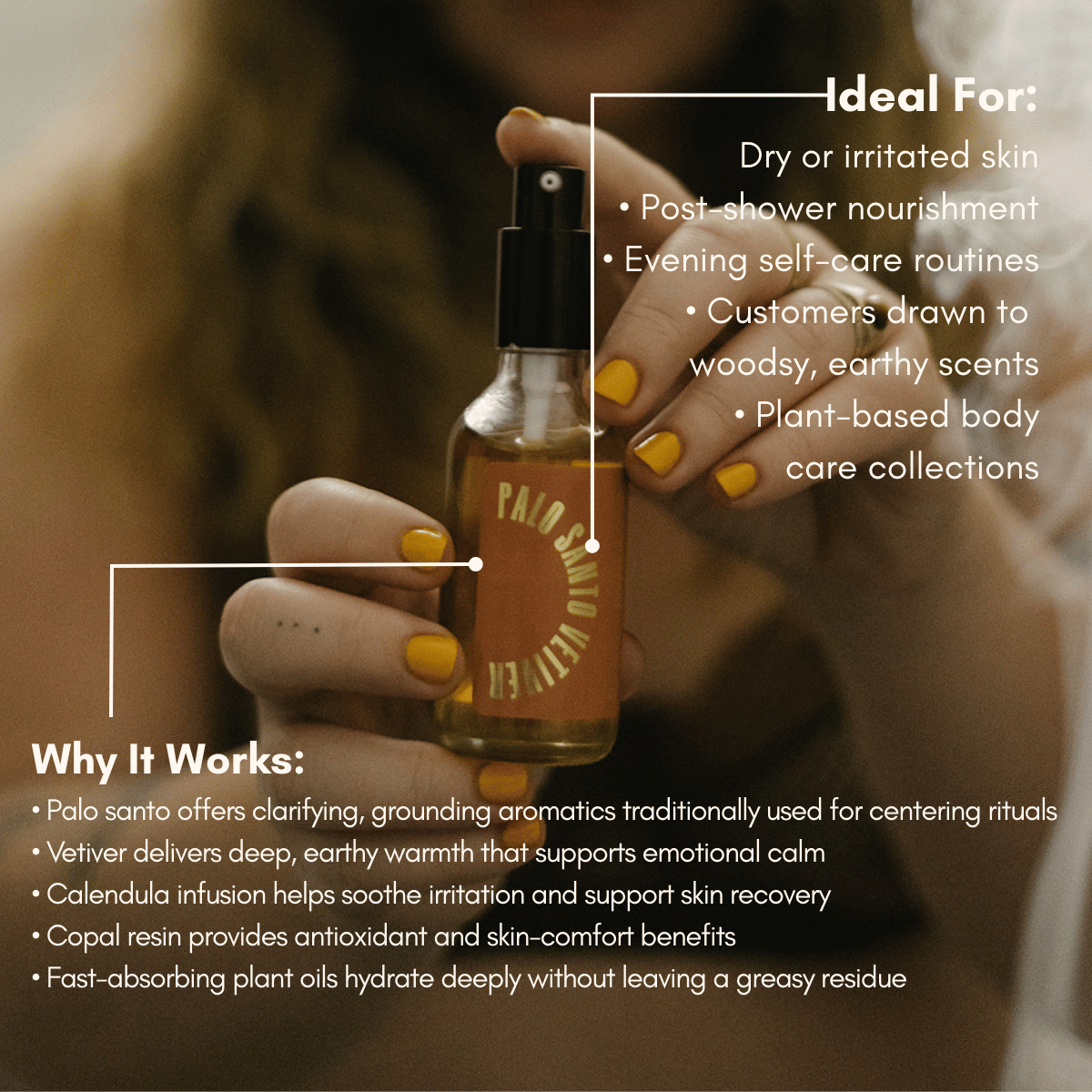 Palo Santo Vetiver Grounding Body Oil