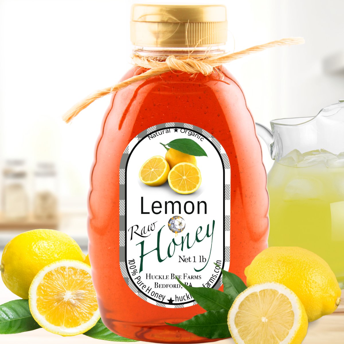 Raw Lemon Infused Honey