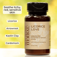 Licorice Love, Skin Soothing Facial Cleansing Powder