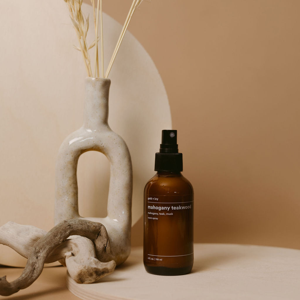mahogany teakwood room spray