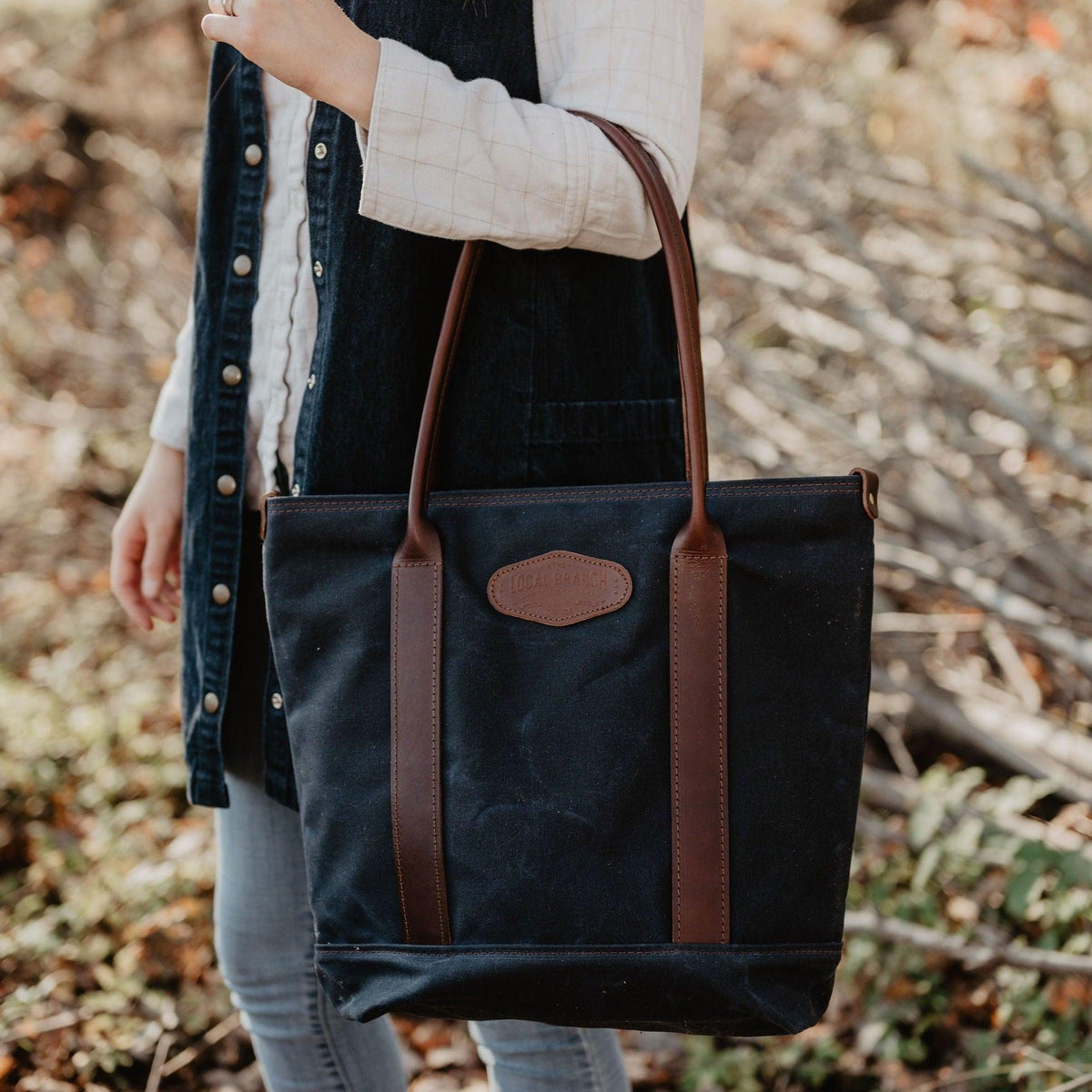 Voyager Waxed Canvas Tote