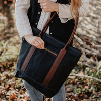 Voyager Waxed Canvas Tote
