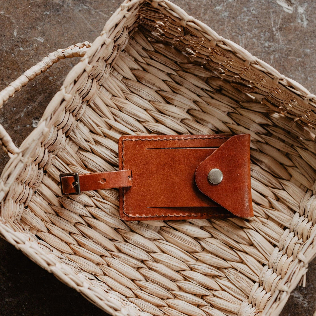 Leather Luggage Tag