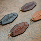 Leather Motel Key Fob