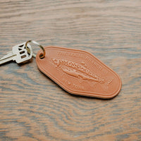 Leather Motel Key Fob
