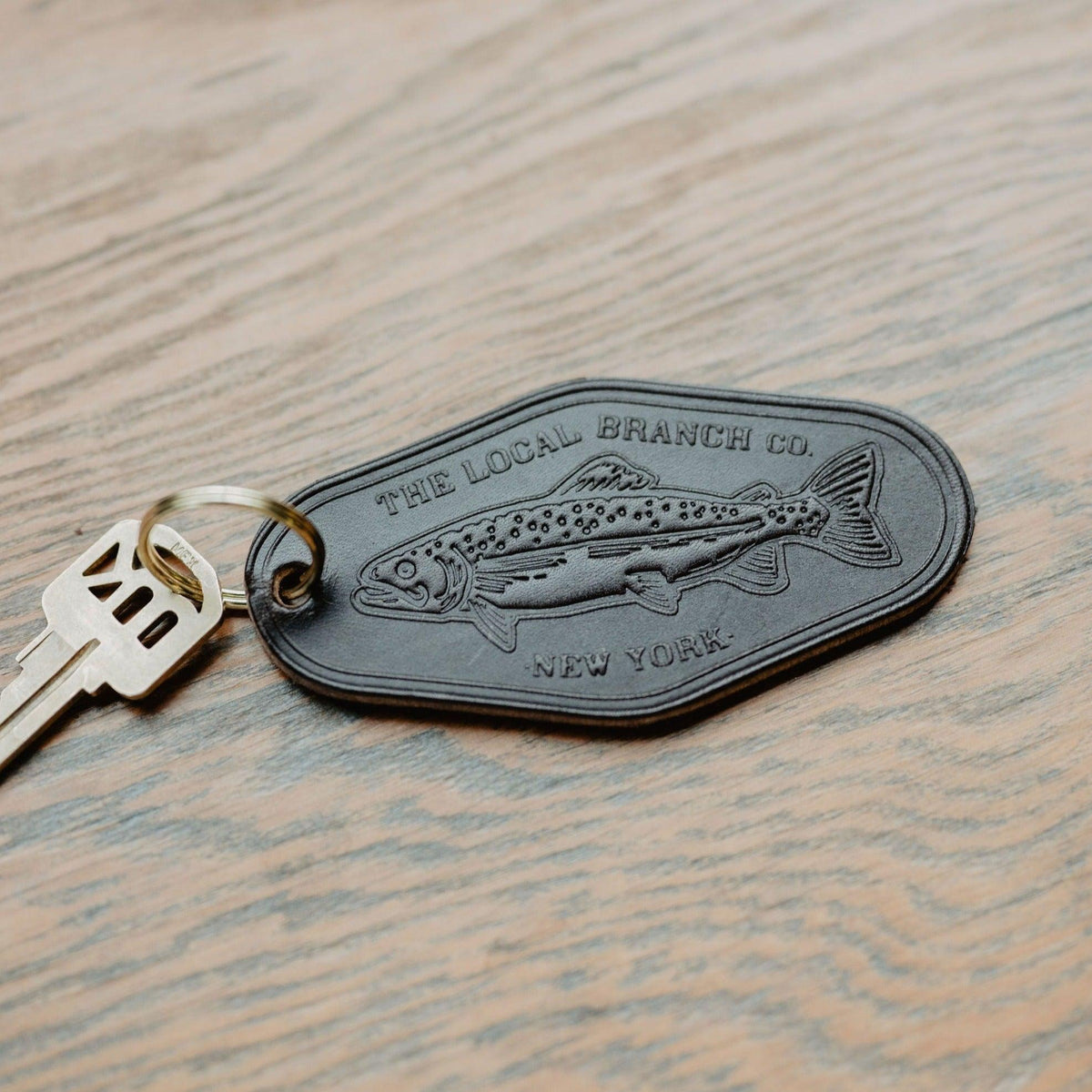 Leather Motel Key Fob
