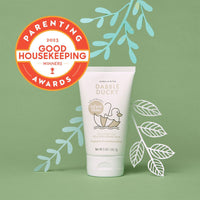 Dabble Ducky infant balm, awarded a 2023 Good Housekeeping Parenting Award, promises delicate skin care.
