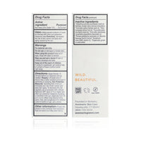 Reviewing the drug facts and inactive ingredients of Annmarie Skin Care sunscreen with non-nano zinc oxide.
