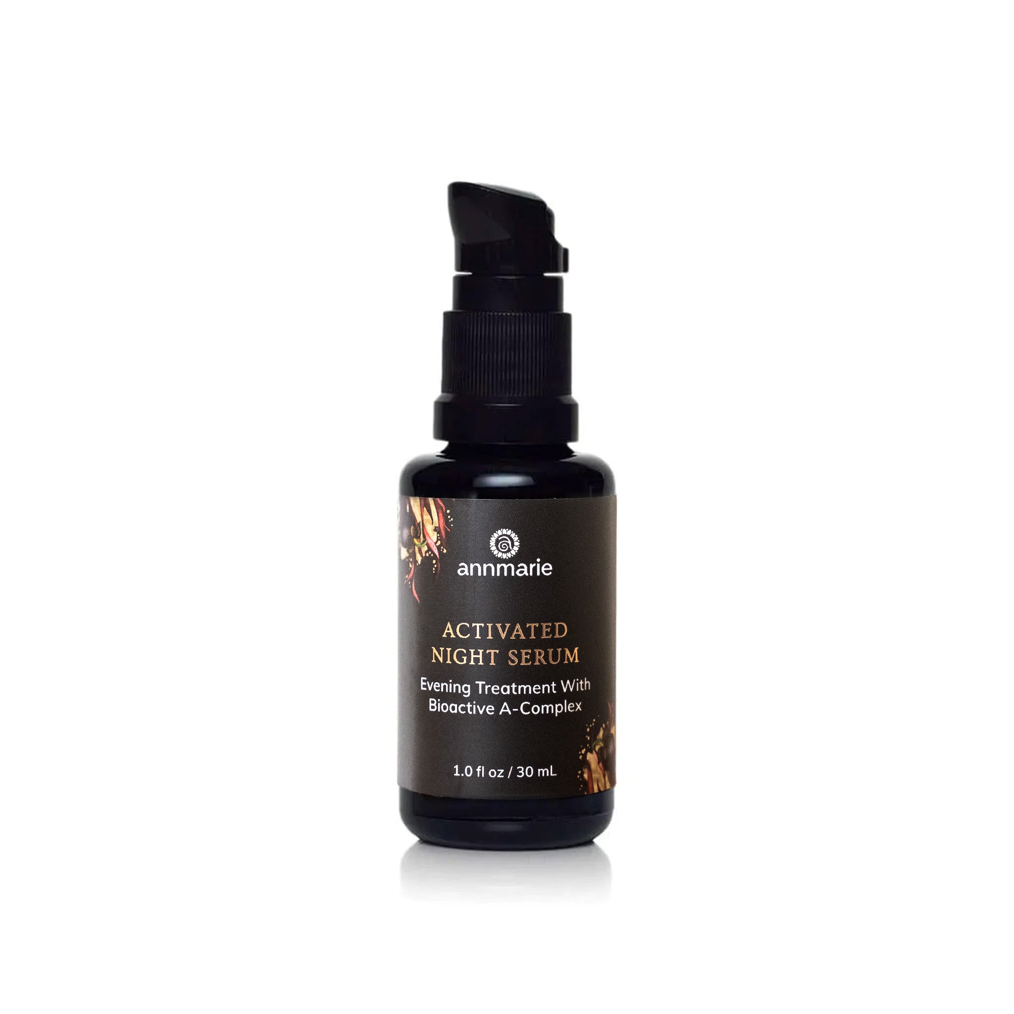 Annmarie Activated Night Serum promises evening treatment with bioactive A-Complex.
