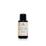 Annmarie's Ayurvedic facial scrub, a dry herb exfoliant, offers natural skincare.
