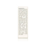 A close-up shows the detailed ingredient list for a natural skincare serum, featuring aloe vera, jojoba oil, and rosehip seed oil.