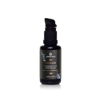 Annmarie's black bottle displays "HYDRATE Hyaluronic Acid With Peptides," a concentrated boosting elixir, on a white background.
