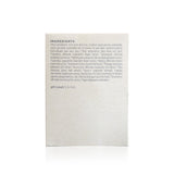 Lists organic cosmetic ingredients like aloe vera, lavender, and rosemary extracts, detailing pH levels.
