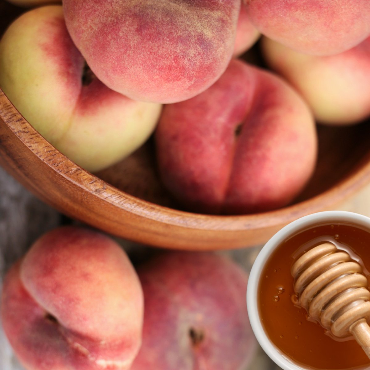 Raw Peach Honey