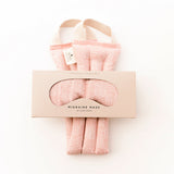 Eye Mask + Neck Wrap Bundle - Pink Pampas