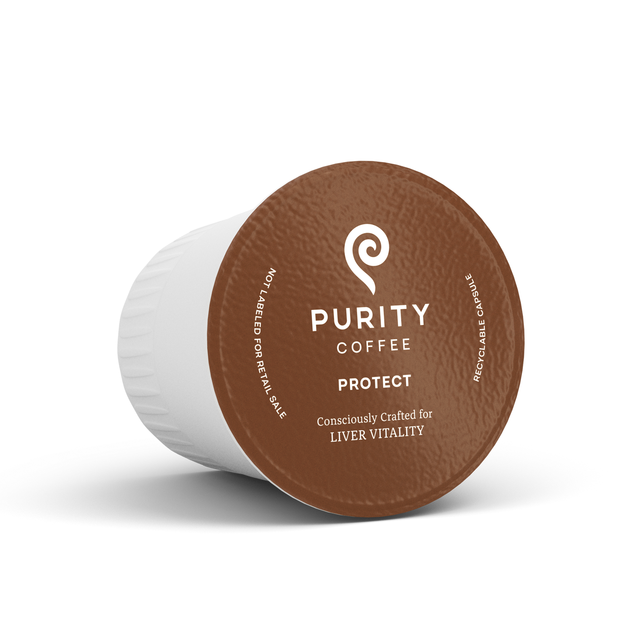 Purity Coffee presents a single-serve, recyclable capsule consciously crafted for liver vitality.
