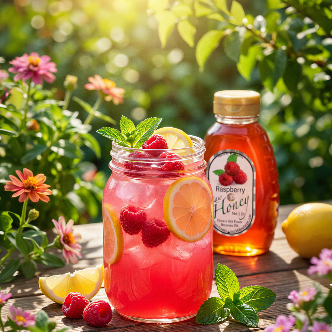 Raw Raspberry Infused Honey