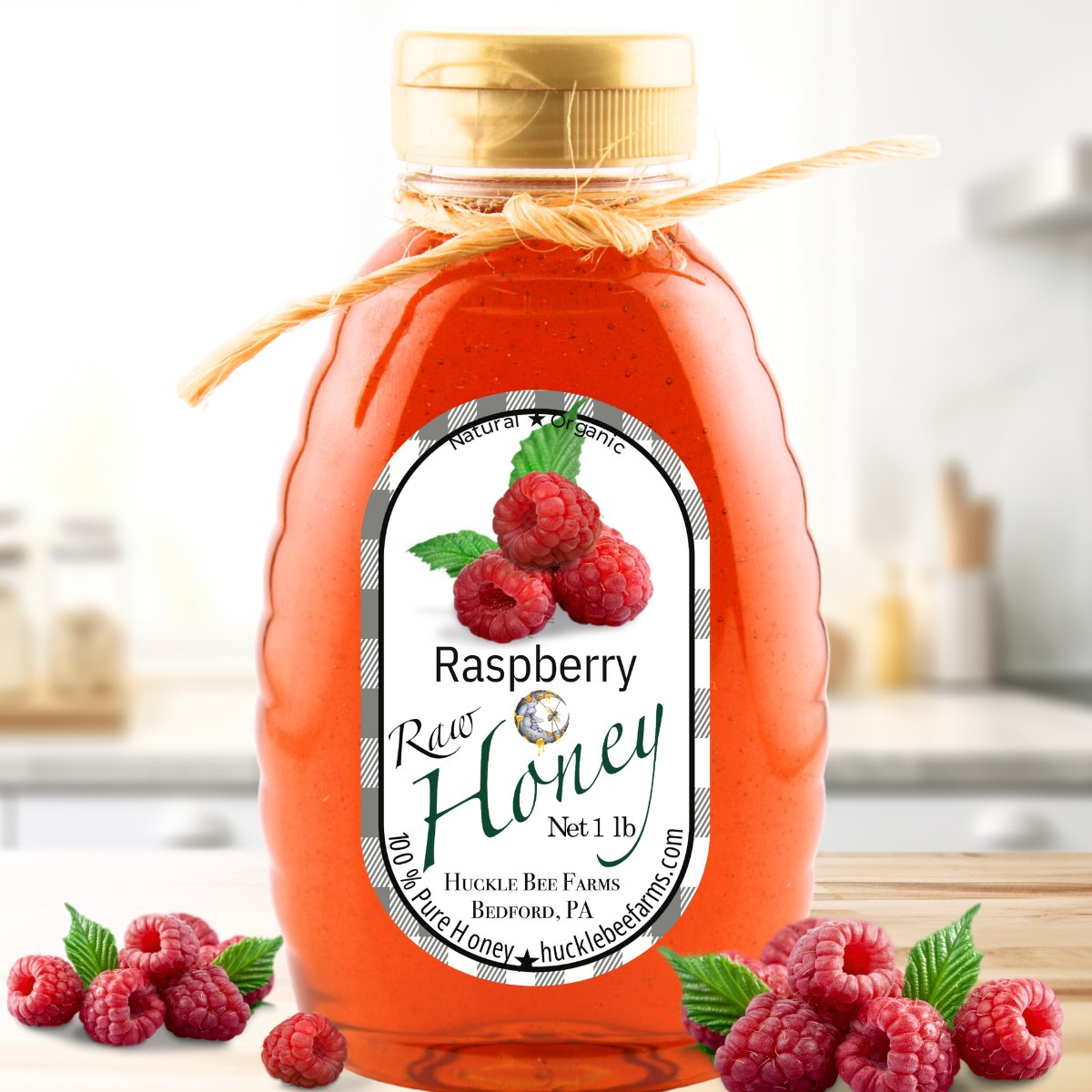 Raw Raspberry Infused Honey