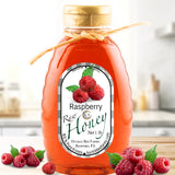 Raw Raspberry Infused Honey