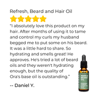 Beard and Hair Oil – Refresh