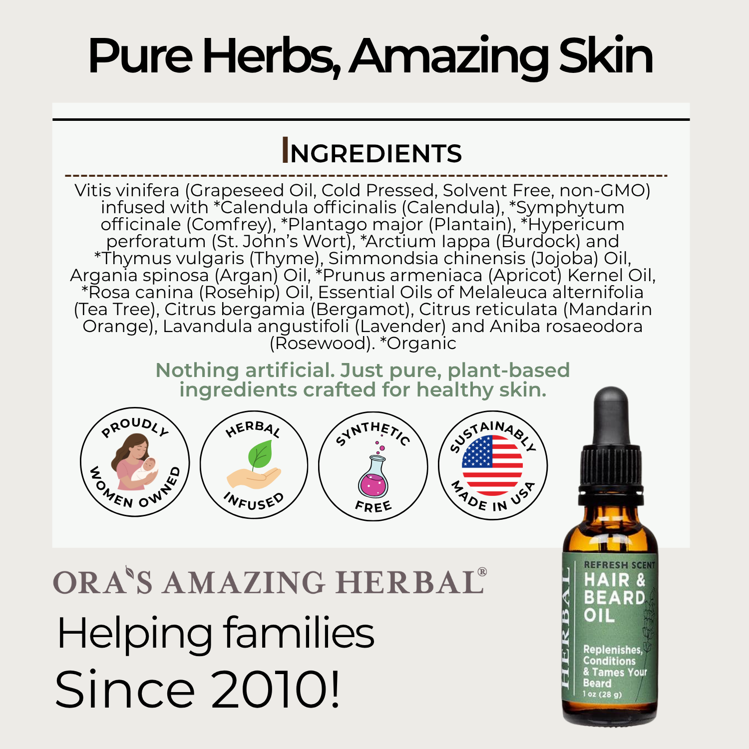 Beard and Hair Oil – Refresh