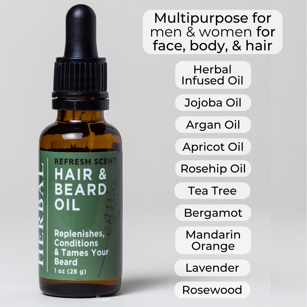 Beard and Hair Oil – Refresh