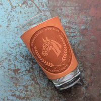 Leather Pint Glass