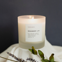Shangri-La - Signature Soy Wax Candle (Eucalyptus + Lavender + Lemongrass)