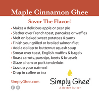 Maple Cinnamon Ghee DIY Mix