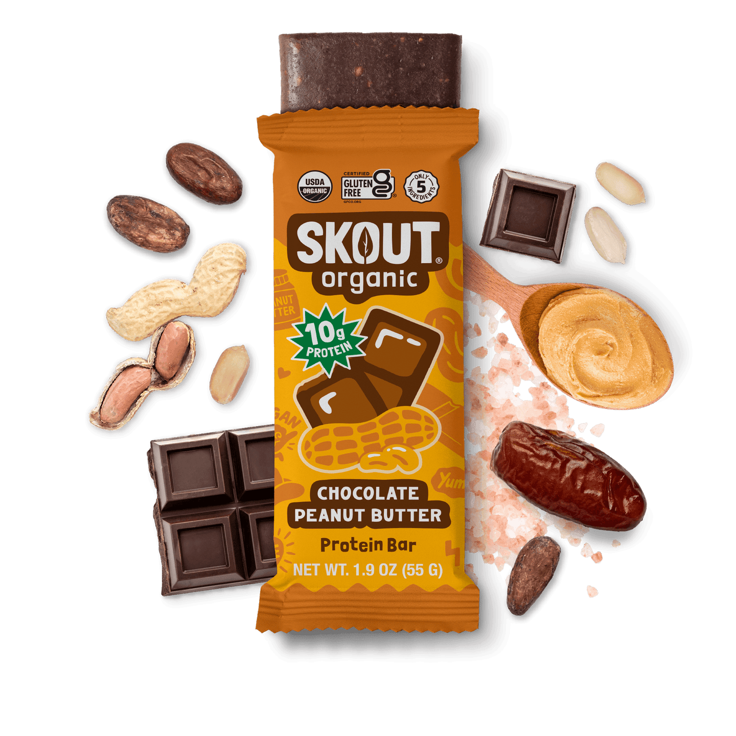 Chocolate Peanut Butter Protein Bar