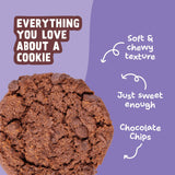 Double Chocolate Soft Baked Cookies
