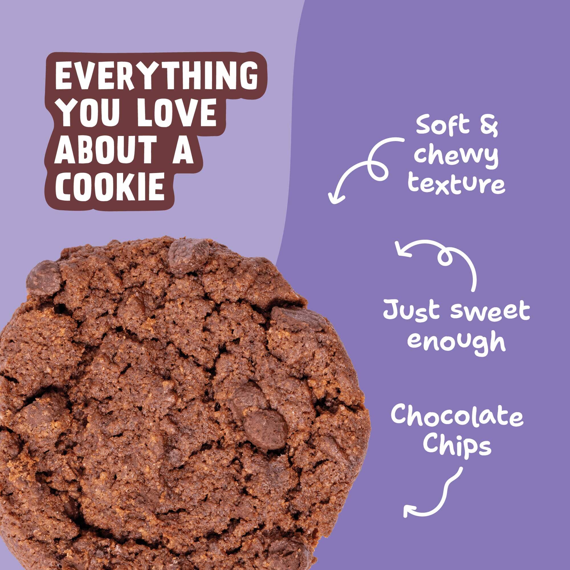 Double Chocolate Soft Baked Cookies