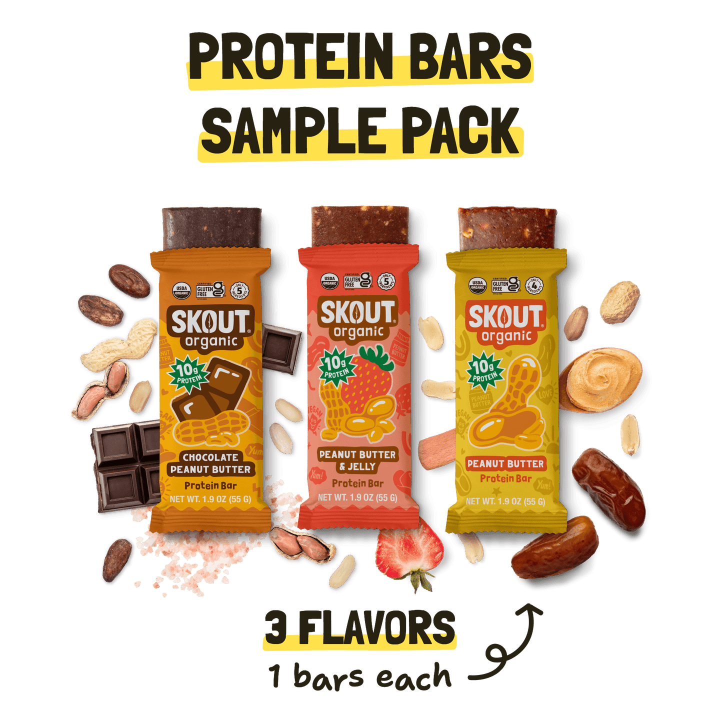 Protein Bar Sample Pack