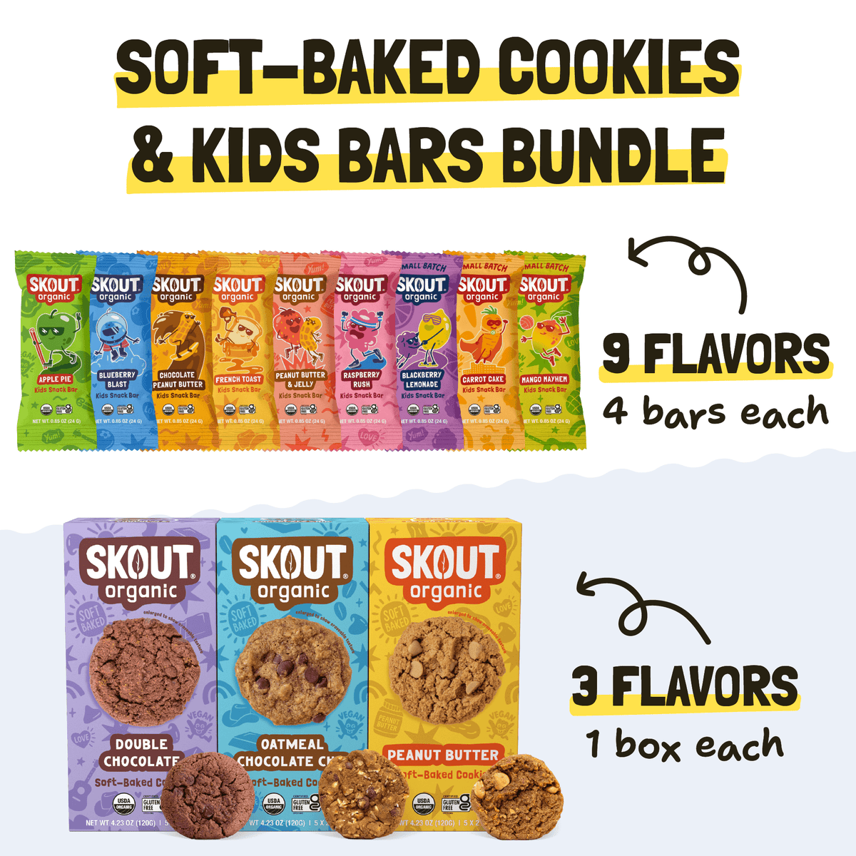Soft Baked Cookie and Kids Bar Bundle