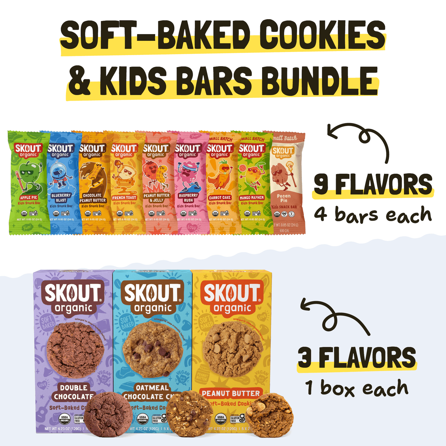 Soft Baked Cookie and Kids Bar Bundle