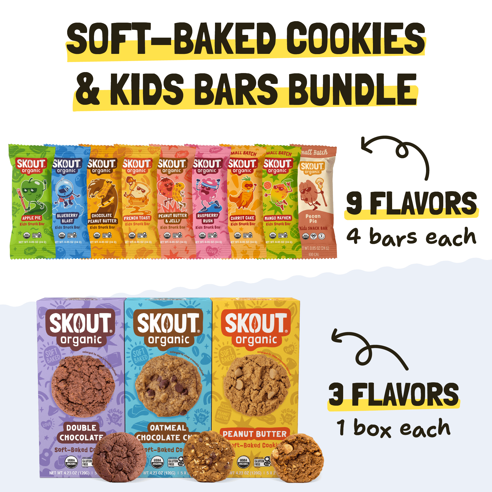 Soft Baked Cookie and Kids Bar Bundle