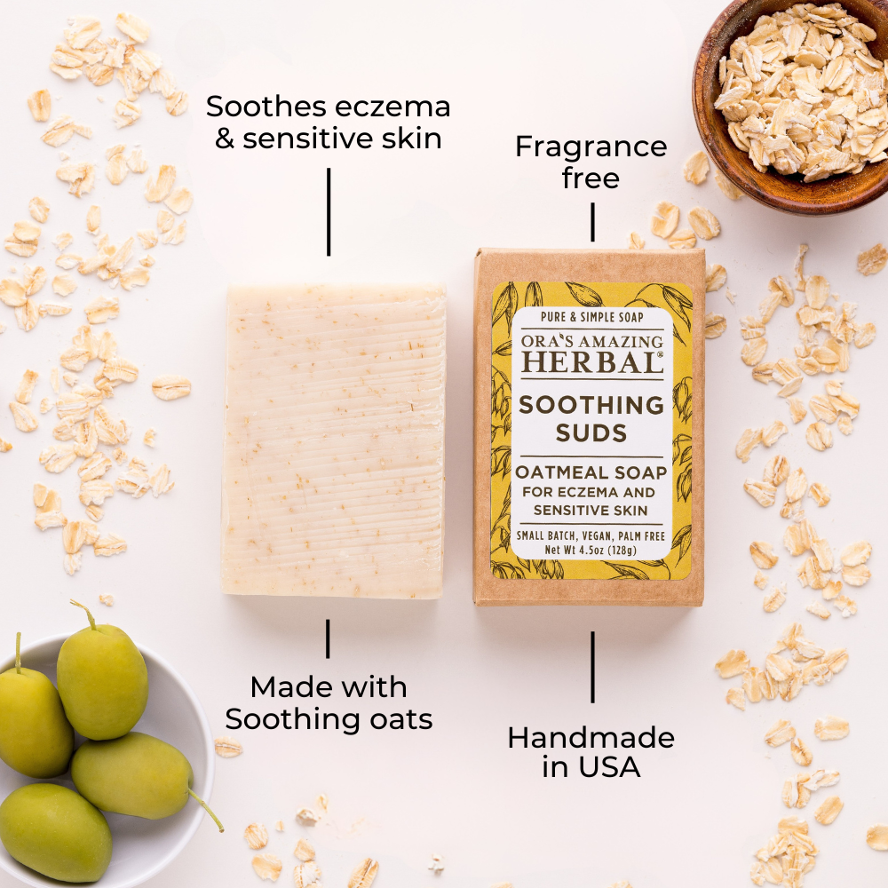 Soothing Suds Oatmeal Soap for Eczema & Sensitive Skin