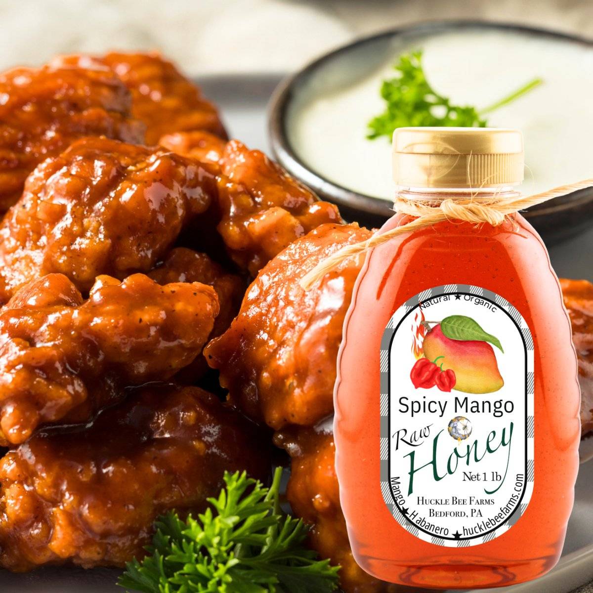Raw Spicy Mango Habanero Honey