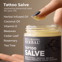 Tattoo Salve, Natural Tattoo Aftercare
